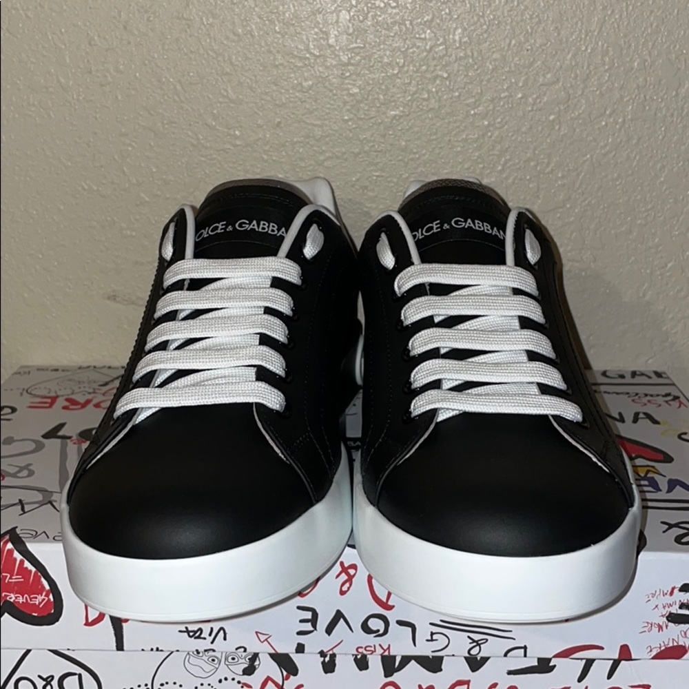 Dolce & Gabbana Portofino Leather Sneakers
